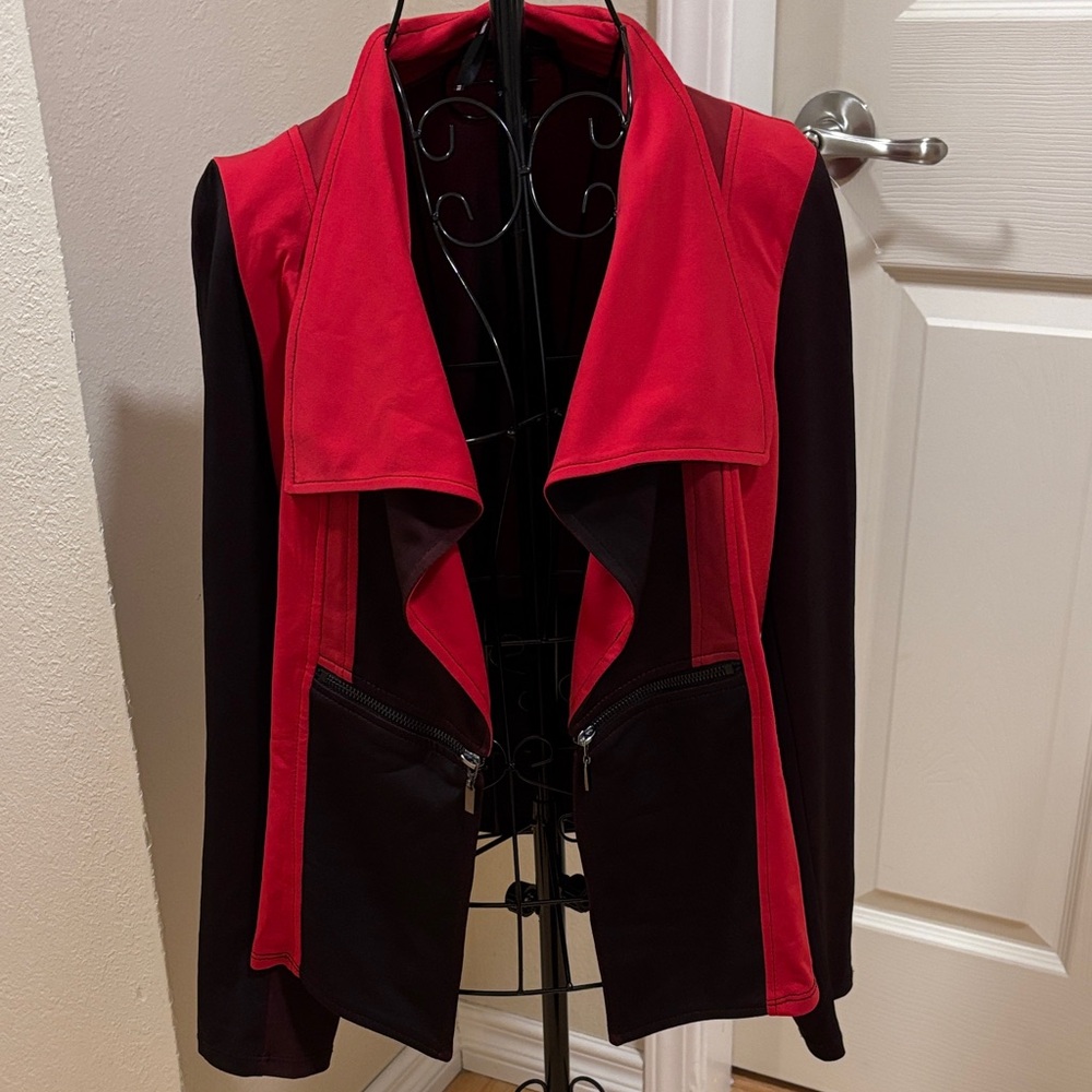 Frank Lyman Design Red and Black Blazer